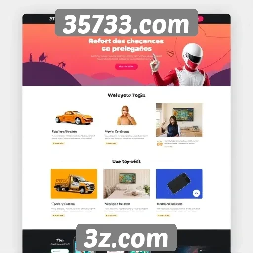 Diferenciais de design no layout do 35733.com
